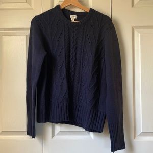 J Crew Cable-knit sweater